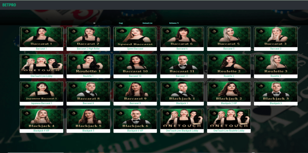 Betprop betting live casino table and games